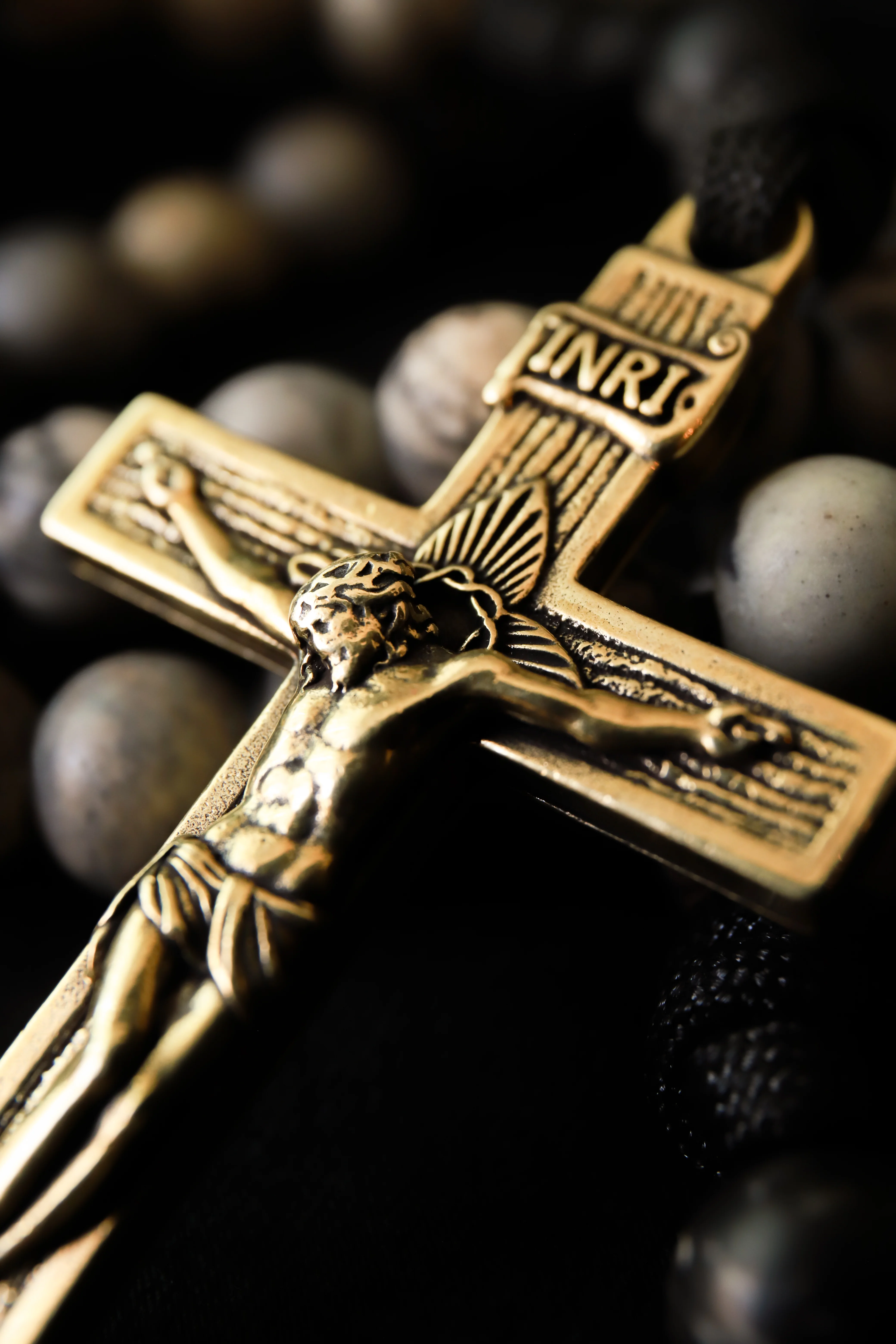Sanctus Co X Holy Armament Special Edition Rosary (XL) - Zebra Jasper - Image 6